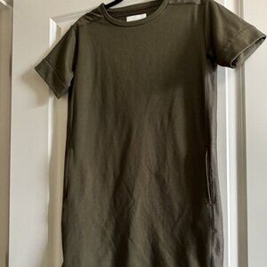 Public School New York Womens Green Short Sleeve Tunic Dress EUC Size Small? EUC